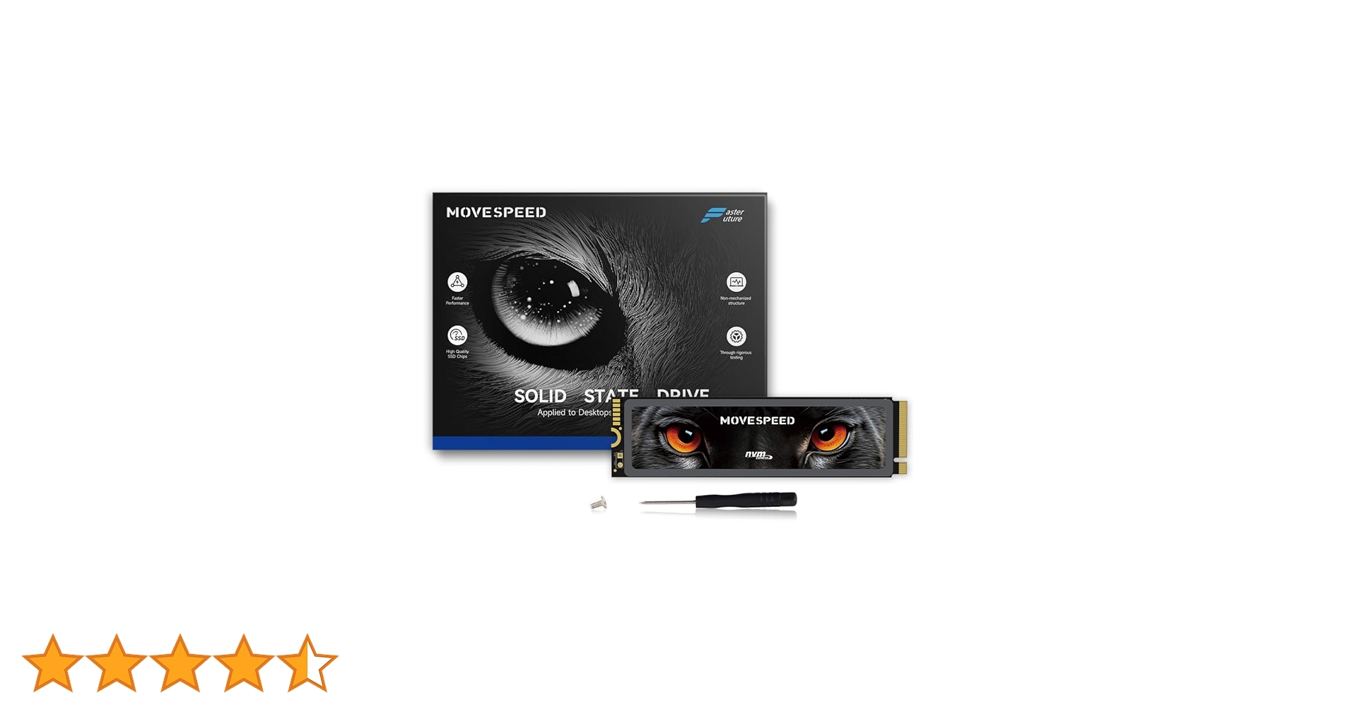 MOVE SPEED M.2 SSD 4TB R:7450MB/s TLC②2個 Boost Your Speed: MOVESPEED 7450MB/s NVMe M.2 PCIe 4 SSD for